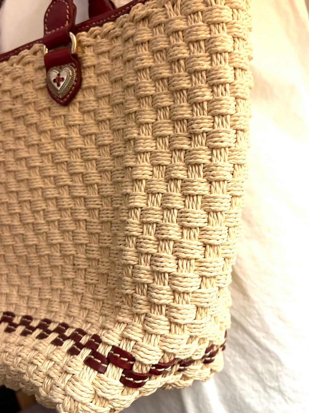 Brighton Woven Rattan Shoulder Bag - Picture 6 of 7